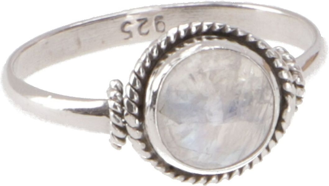 Guru-Shop Silberring Boho Silberring, filigraner Edelsteinring mit.. günstig online kaufen