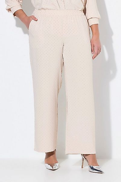 MIAMODA Schlupfhose Schlupfhose weites Bein Glitzersteinchen günstig online kaufen
