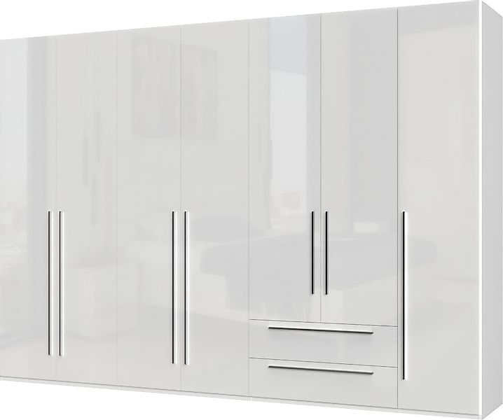 PLACES OF STYLE Kleiderschrank »Piano, UV lackiert, hochglänzend in beige o günstig online kaufen