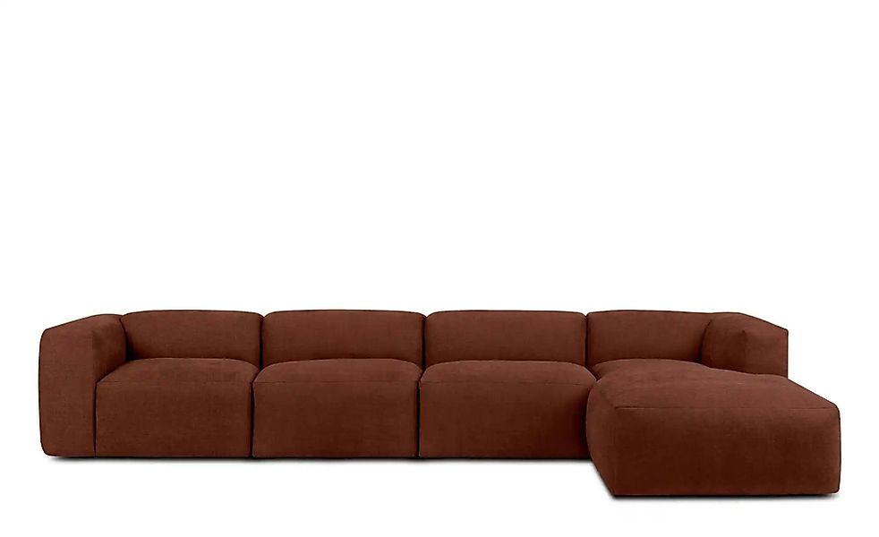 KONSIMO Ecksofa  Buffo ¦ orange ¦ Maße (cm): B: 365 H: 73 Polstermöbel > So günstig online kaufen