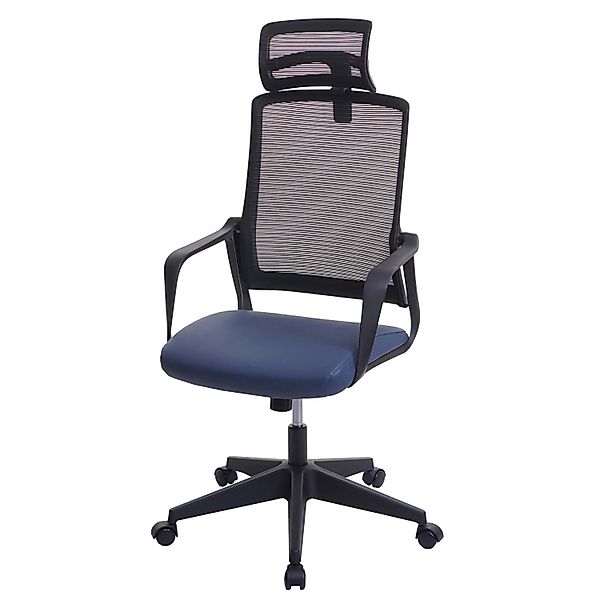 MCW Bürostuhl J52 Blau-Grau günstig online kaufen