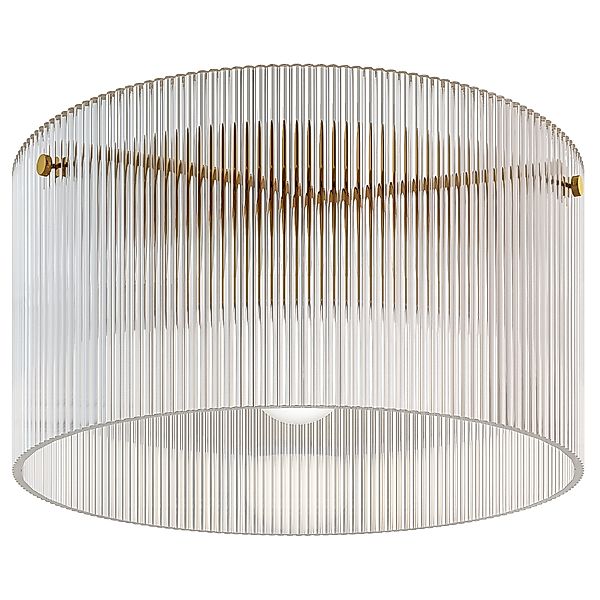 HOMCOM Deckenlampe, Deckenleuchte mit E27 Fassung, Runde Deckenbeleuchtung günstig online kaufen