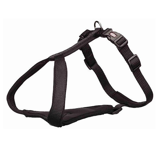 TRIXIE Hunde-Geschirr Trixie Premium Y-Geschirr - schwarz Bauchumfang / Bre günstig online kaufen