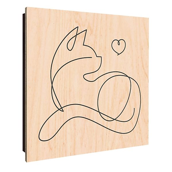 Banjado Großer Schlüsselkasten Holz 30x30cm Schwarz Scharnier Links 50 Hake günstig online kaufen