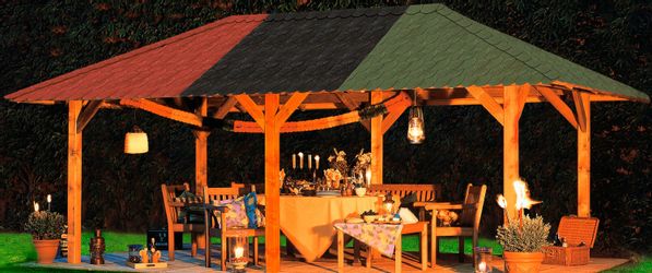 Karibu Dachschindeln, Biberschwanz, 3 m² pro günstig online kaufen