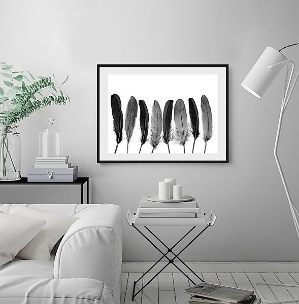 queence Bild »Carmen«, Federn, gerahmt, Federn günstig online kaufen