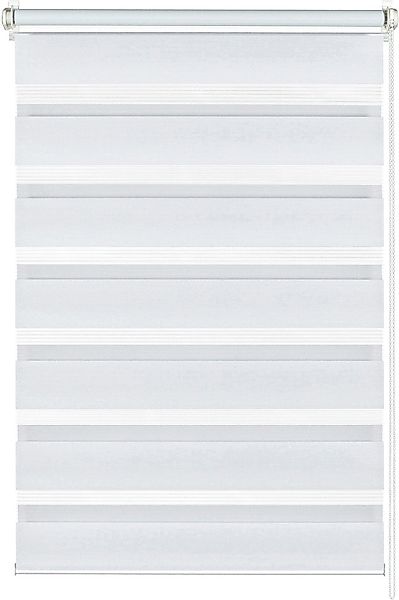 GARDINIA Doppelrollo »Easyfix« halbtransparent Sichtschutz mit Bohren/ohne günstig online kaufen