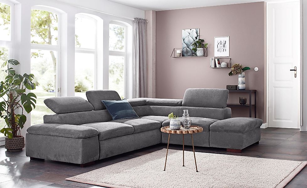 Home affaire Ecksofa Alberto L-Form, mit günstig online kaufen