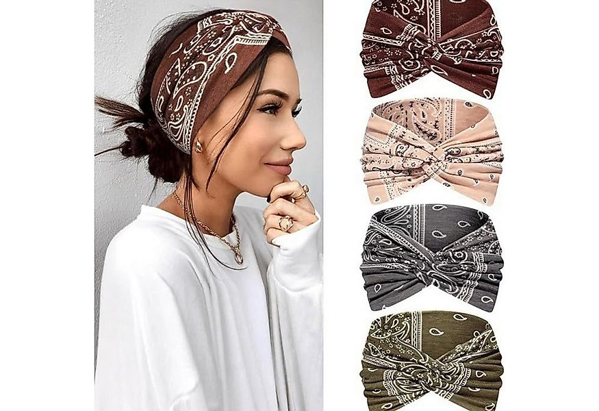 HoyoLee Handels GmbH Haarband 4 Stück Haarband Damen Weiche Haargummis für günstig online kaufen