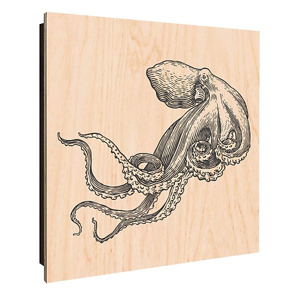 Banjado Großer Schlüsselkasten Holz 30x30cm Schwarz Scharnier Links 50 Hake günstig online kaufen