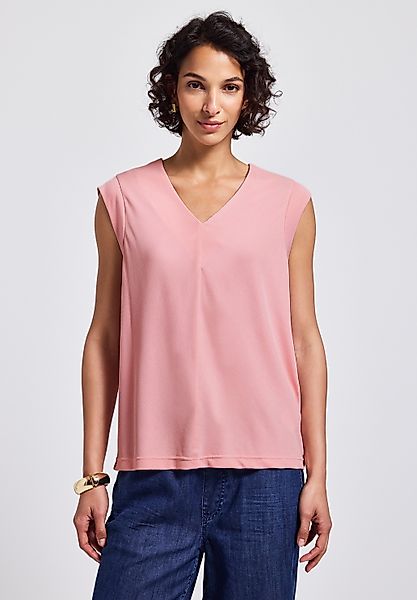 STREET ONE T-Shirt mit V-Ausschnitt günstig online kaufen