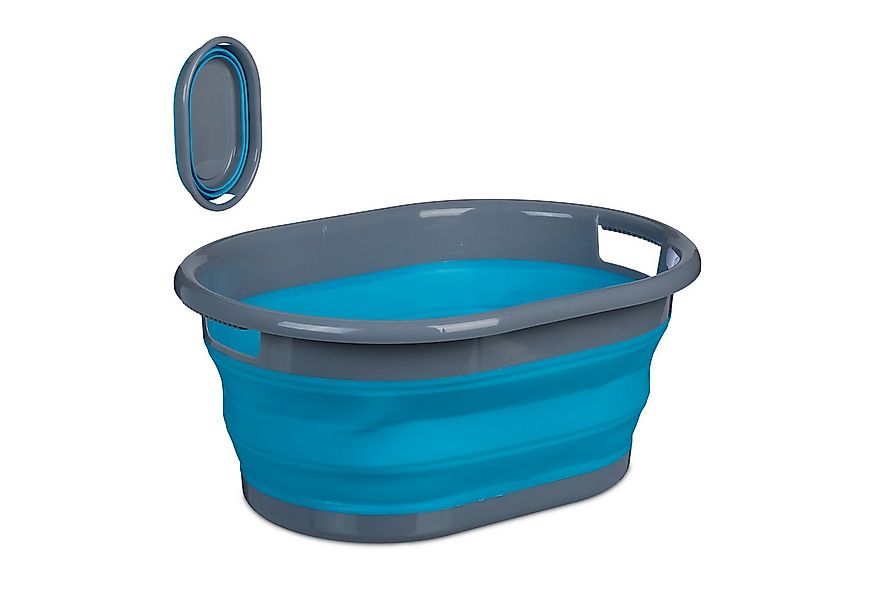 relaxdays Wäschekorb Faltbarer Wäschekorb 21 Liter günstig online kaufen