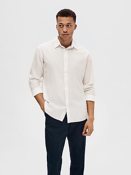 SELECTED HOMME Leinenhemd SLHSLIMNEW-LINEN SHIRT LS günstig online kaufen