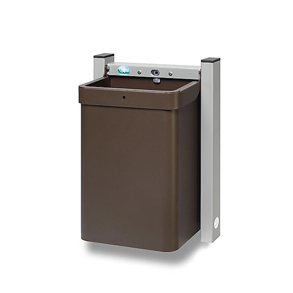 PROREGAL Robuster Abfallsammler 1 Fach Mit Wandhalterung 15 Liter HxBxT 42, günstig online kaufen