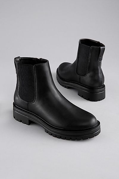 Aniston SHOES Chelseaboots, Stiefelette, Blockabsatz, mit breitem Stretch - günstig online kaufen