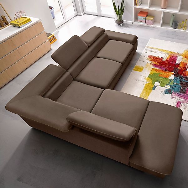 sit&more Ecksofa "Alcatraz L-Form", wahlweise mit Bettfunktion günstig online kaufen