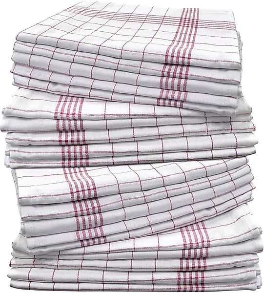 Dyckhoff Geschirrtuch Karo, (Packung, 20-tlg., 20 günstig online kaufen
