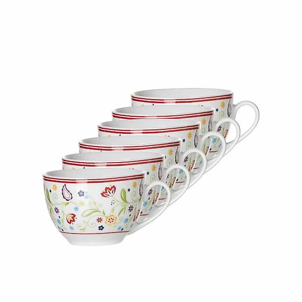 Ritzenhoff & Breker Tasse "Kaffeetassen Shanti 180 ml 6er Set bunt" günstig online kaufen