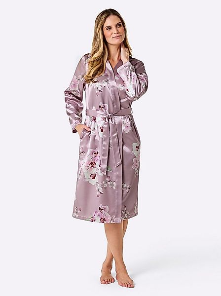 Witt Morgenmantel Morgenmantel Langarm, Polyester, Satin günstig online kaufen