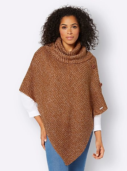 Witt Strickponcho Strickponcho Länge ca. 76 günstig online kaufen