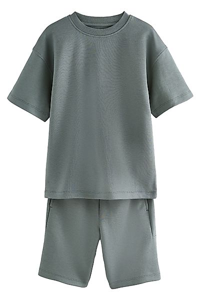 Next T-Shirt & Shorts Schweres T-Shirt/Shorts günstig online kaufen