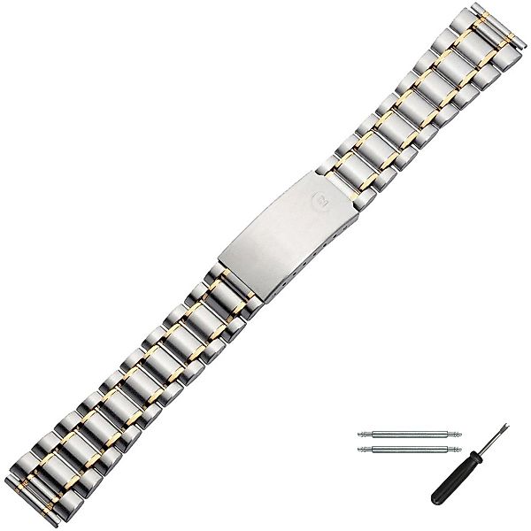 MARBURGER Uhrenarmband 18mm Edelstahl Silber günstig online kaufen