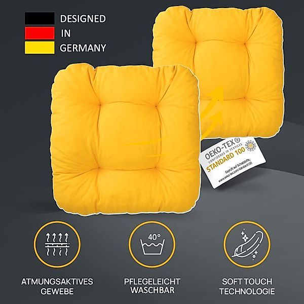 LILENO HOME Stuhlkissen Sitzkissen für Gartenstuhl, günstig online kaufen