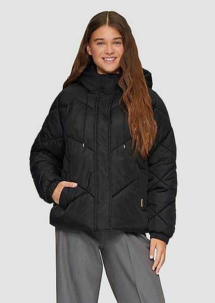 QS Outdoorjacke Wattierte Jacke mit Steppung und Kapuze günstig online kaufen