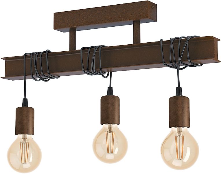 EGLO Deckenleuchte TOWNSHEND 4 Deckenlampe, Stahl, günstig online kaufen