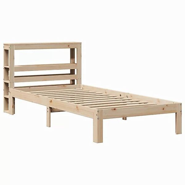 vidaXL Bett Bettgestell mit Kopfteil ohne Matratze 75x190 cm günstig online kaufen