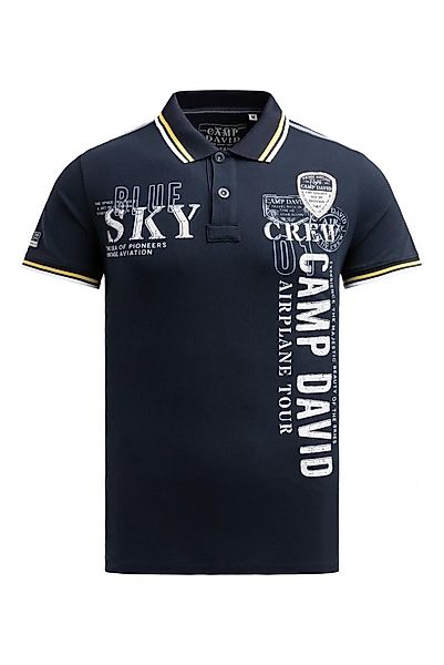 CAMP DAVID Poloshirt aus Pikee mit günstig online kaufen