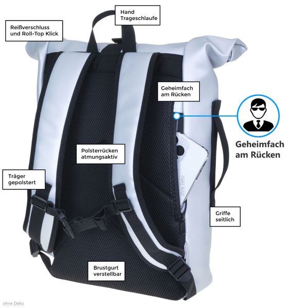 ELEPHANT Freizeitrucksack Time Bag aus Plane, günstig online kaufen