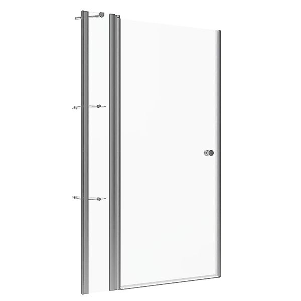 Aquabatos Duschwand Nischendusche Bad Duschabtrennung Duschtür 5 mm ESG Gla günstig online kaufen