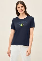 Cecil T-Shirt aus reiner Baumwolle günstig online kaufen