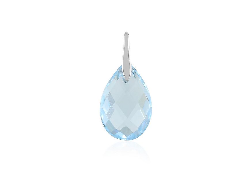 Cavill Kettenanhänger Himmelblauer Topas Anhänger 2,75 ct Tropfen 950er Pla günstig online kaufen