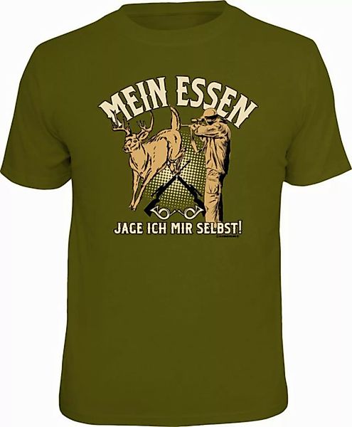 RAHMENLOS® T-Shirt für Jäger: Mein Essen jage ich mir selbst günstig online kaufen