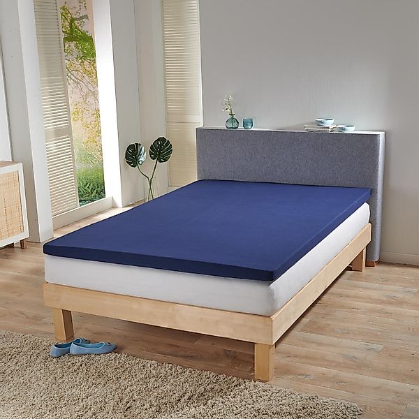 BETTWARENSHOP Spannbettlaken Topper Spannbetttuch, Jersey, Gummizug: Rundum günstig online kaufen