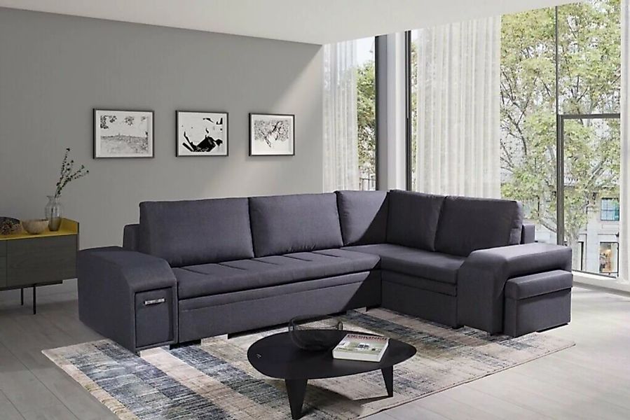 JVmoebel Ecksofa, Polstersofa Loungesofa Couch Sitzgruppe Wohnzimmer mit Ki günstig online kaufen