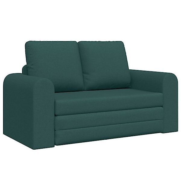 vidaXL Sofa Floor Sofa Bed 2-in-1 Dunkelgrün 148x71x83 cm Stoff, 1 Teile günstig online kaufen