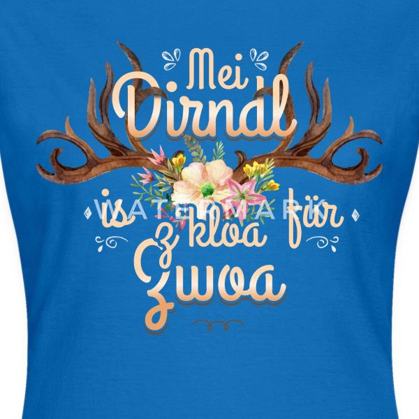 Spreadshirt T-Shirt Mei Dirndl Is Z günstig online kaufen