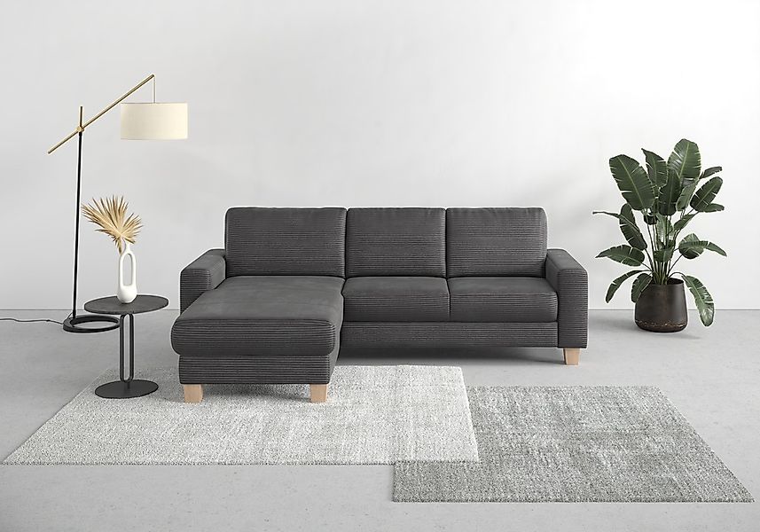 Home affaire Ecksofa "Summer L-Form" mit Recamiere, mit oder ohne Bettfunkt günstig online kaufen