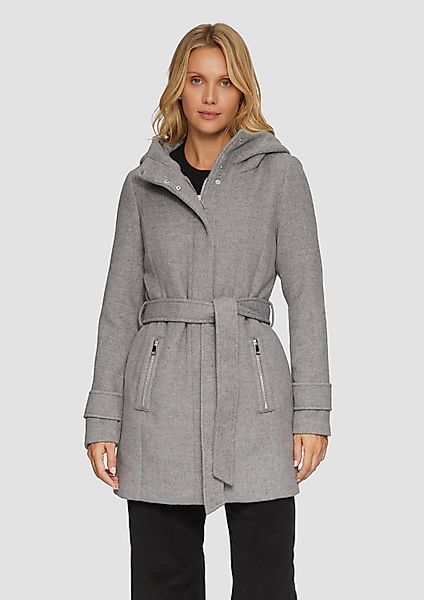 s.Oliver Funktionsmantel Outdoor-Mantel Kurzer Wollmantel mit günstig online kaufen