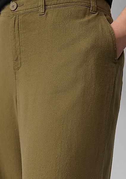 QS Stoffhose Culotte aus Leinenmix günstig online kaufen