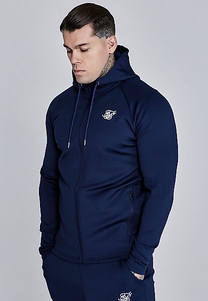 Siksilk Hoodie SikSilk Herren Essentials Poly Full Zip Hoodie günstig online kaufen