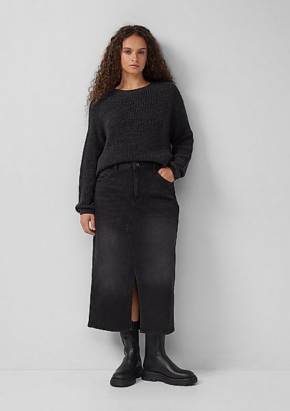 QS Midirock Rock Midirock in Blackdenim günstig online kaufen