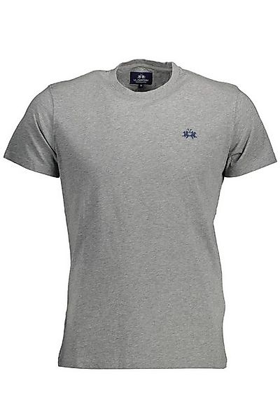 La Martina T-Shirt Graues Herren Kurzarm-T-Shirt - Regular Fit mit günstig online kaufen