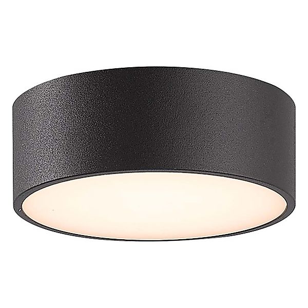 LED Wand- und Deckenleuchte in Anthrazit 6W 539lm IP65 150mm günstig online kaufen