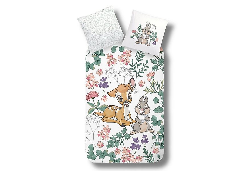 MTOnlinehandel Kinderbettwäsche "Flower" Renforcé in 135x200 + 80x80 cm, Di günstig online kaufen