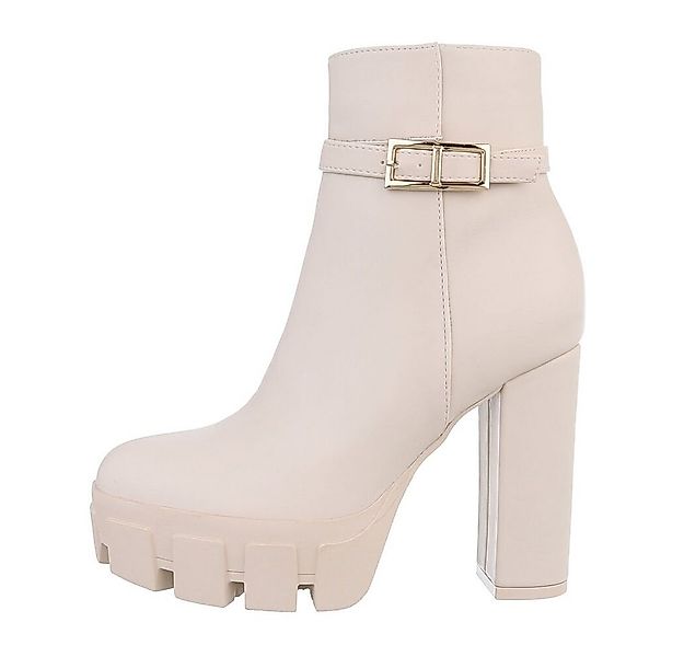 Ital-Design Damen Party & Clubwear Plateaustiefelette (84989643) Blockabsat günstig online kaufen