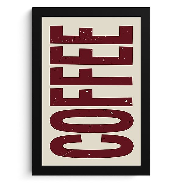 MuchoWow Poster Kaffee -Japandi - Rot günstig online kaufen